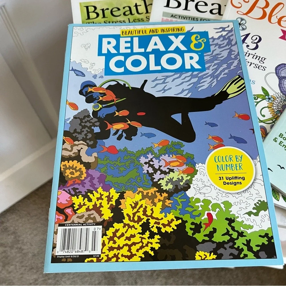 $91‎ Retail Value! Set of 8 Adult Activity Books